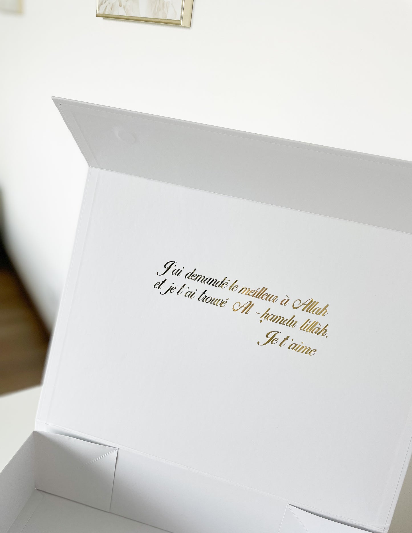 GRANDE BOÎTE CADEAU PERSONNALISÉ