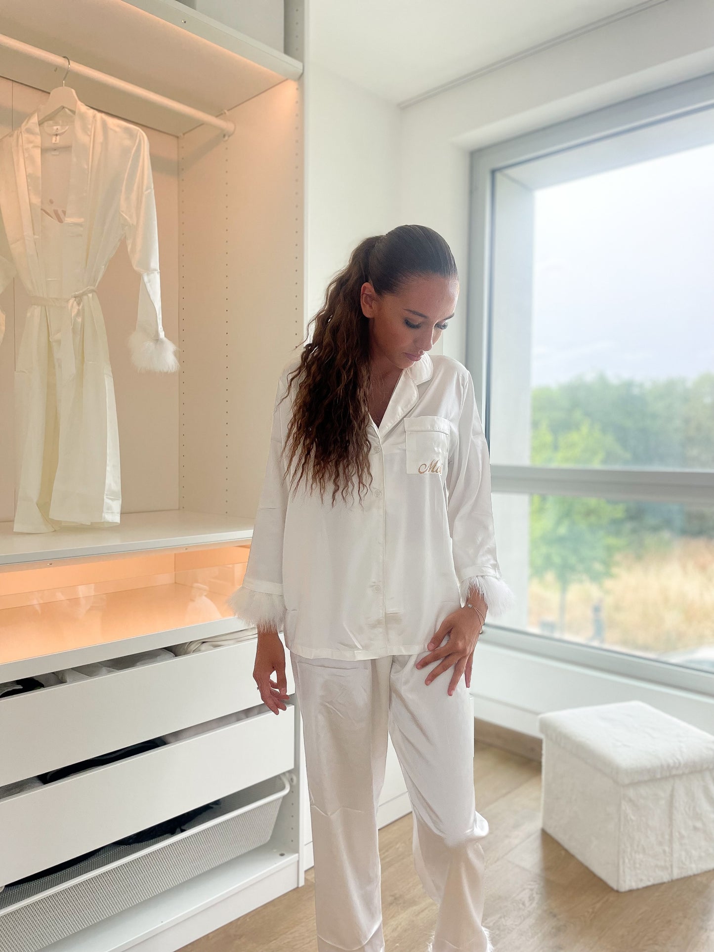 COFFRET PYJAMA À PLUME BLANC