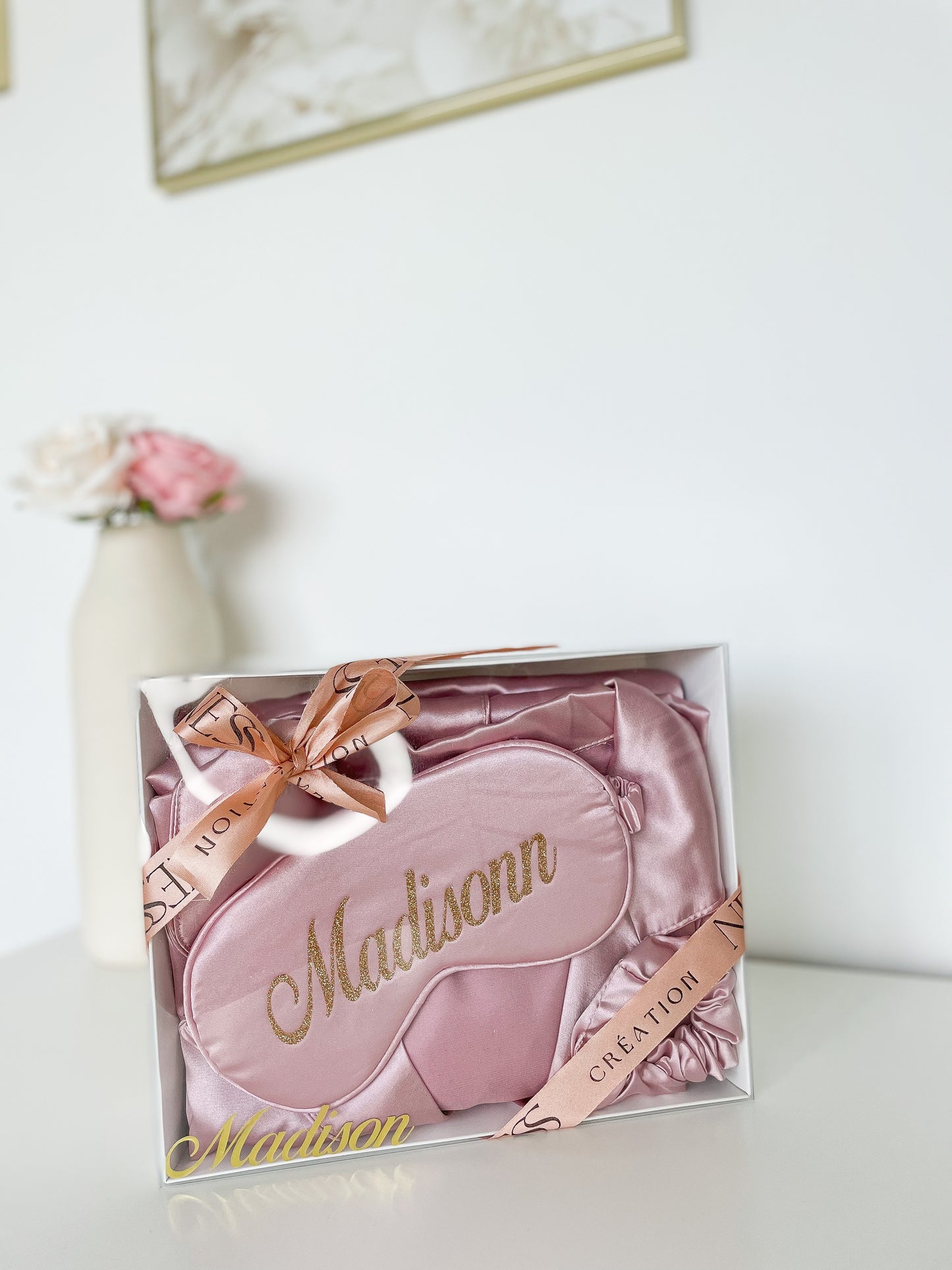 COFFRET PYJAMA À PLUME ROSE