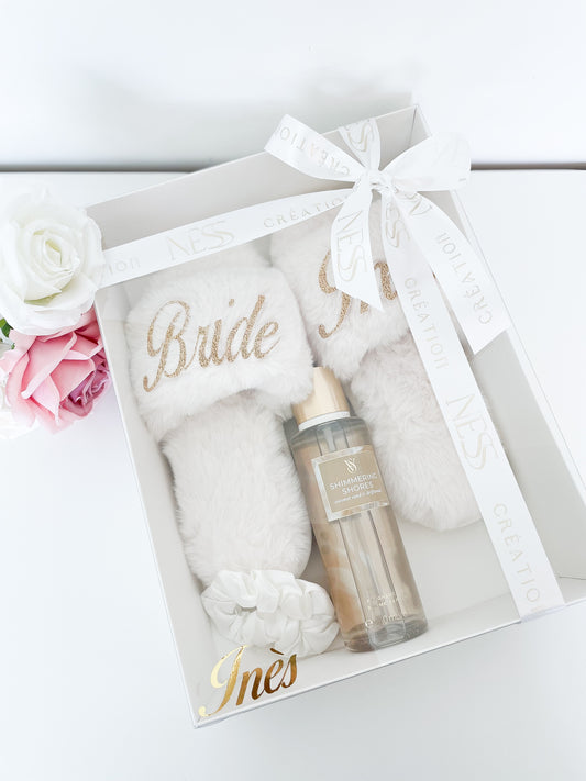 COFFRET CHAUSSONS CRÈME + BRUME